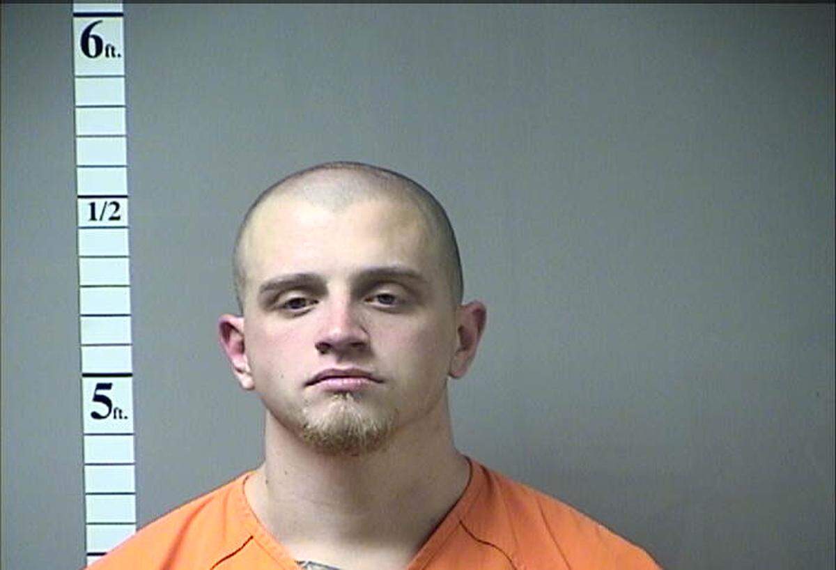Timothy J. Snyder is shown in a 2020 booking photo from the St. Charles Department of Corrections in St. Charles, Missouri.