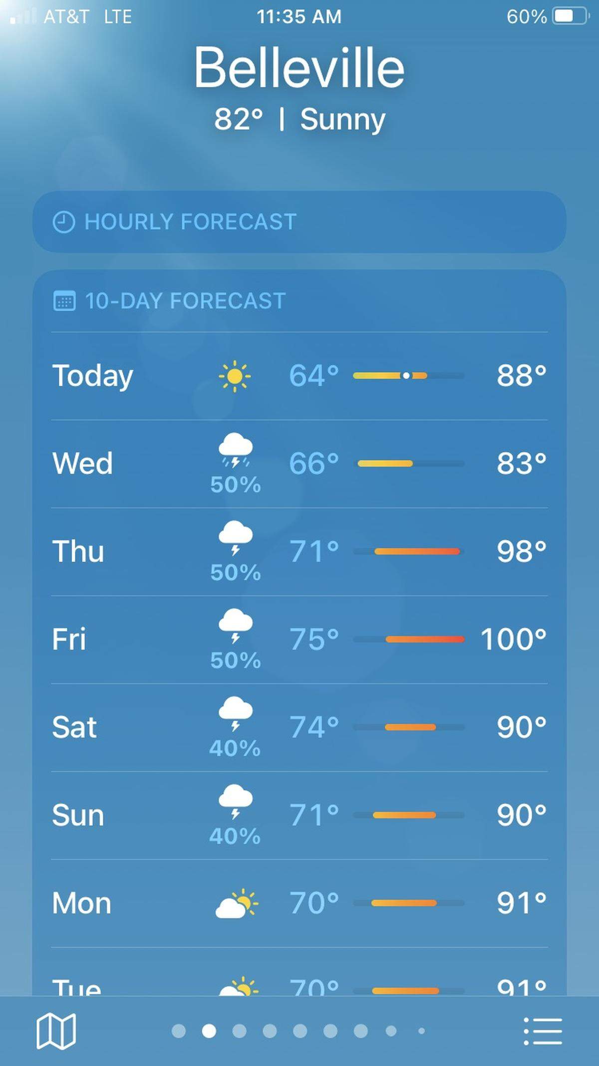 Temperatures are expected to be at or just below triple digits later this week in the metro-east. A meteorologist from the National Weather Service of St. Louis provides the latest forecast.