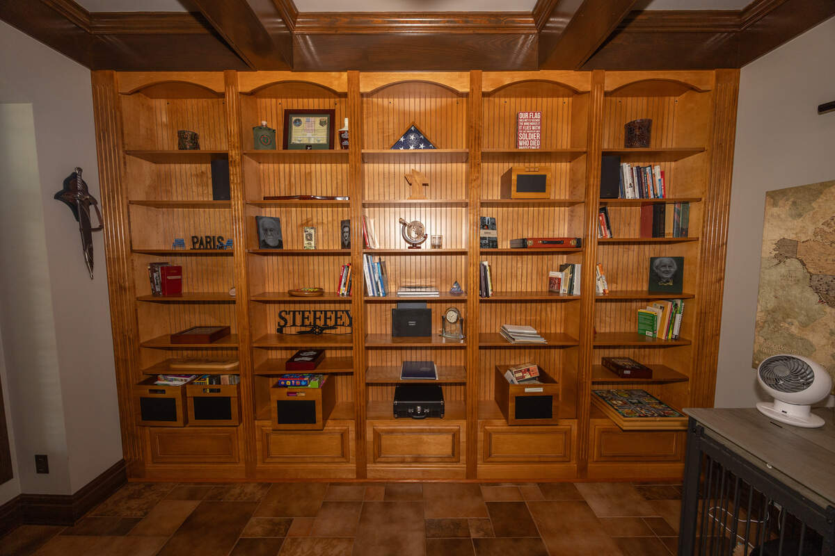 The home at 2102 Clairmont Drive comes with dozens of custom built-ins, adding charm to each room.
