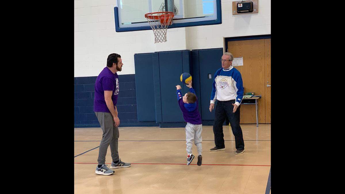 O’Fallon Mayor Herb Roach shoots hoops with son Todd Roach, a city alderman, and grandson Jackson. He says he plans to spend more time with his family -- and continue to volunteer -- when his term comes to an end May 5.