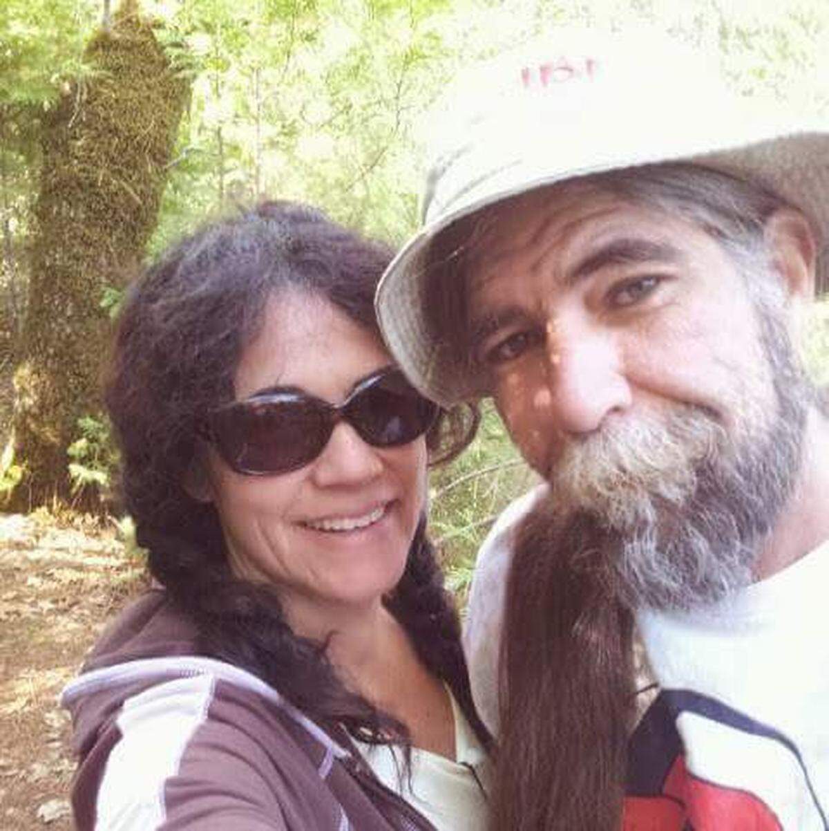 Laura and Steven Godin had the Wild Cherry van parked along a dirt road on their mountainous desert property near Lancaster, California, for decades. Steven bought it in 1980.