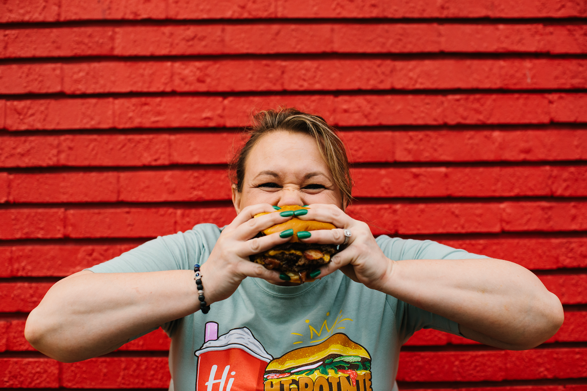 Hi-Pointe Drive-In has opened its first Illinois location at 630 W. U.S. 50 in O’Fallon. The St. Louis-based burger and sandwich joint was created by the team behind Sugarfire Smokehouse and Chicken Out. Pictured is General Manager Angie Hemmell.