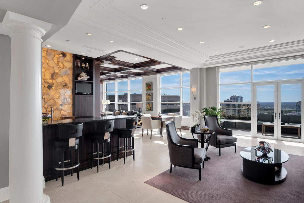 This $2.65M condo is currently for sale in Clayton, Mo.