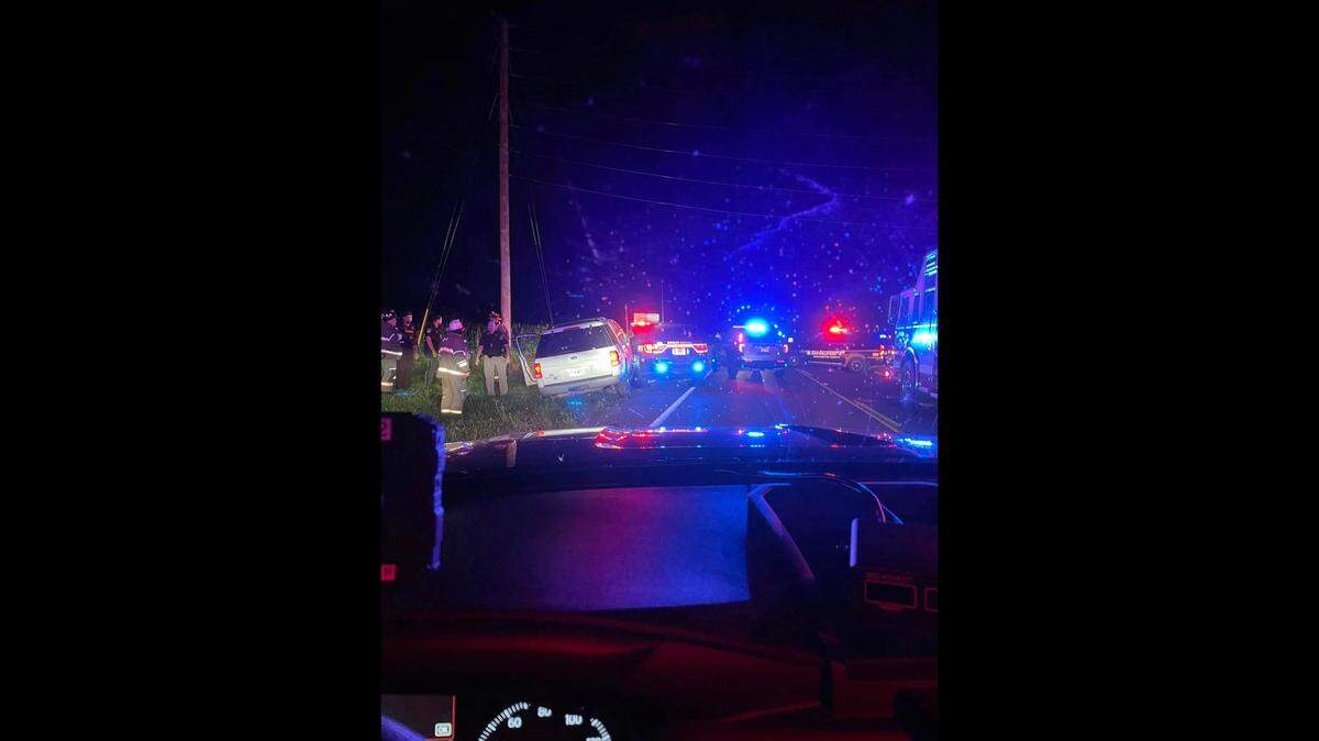 The Nashville Police Department in southern Illinois released photographs of the scene following a high-speed chase that ended in the arrest of Michael Oliver, 45, of Belleville. The Perry County Sheriff’s Office and Pinckneyville Police Department assisted in the arrest.