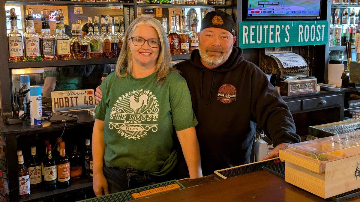 Terra Smith and Dave Reuter, owners of The Roost Bar & Grill in Smithton