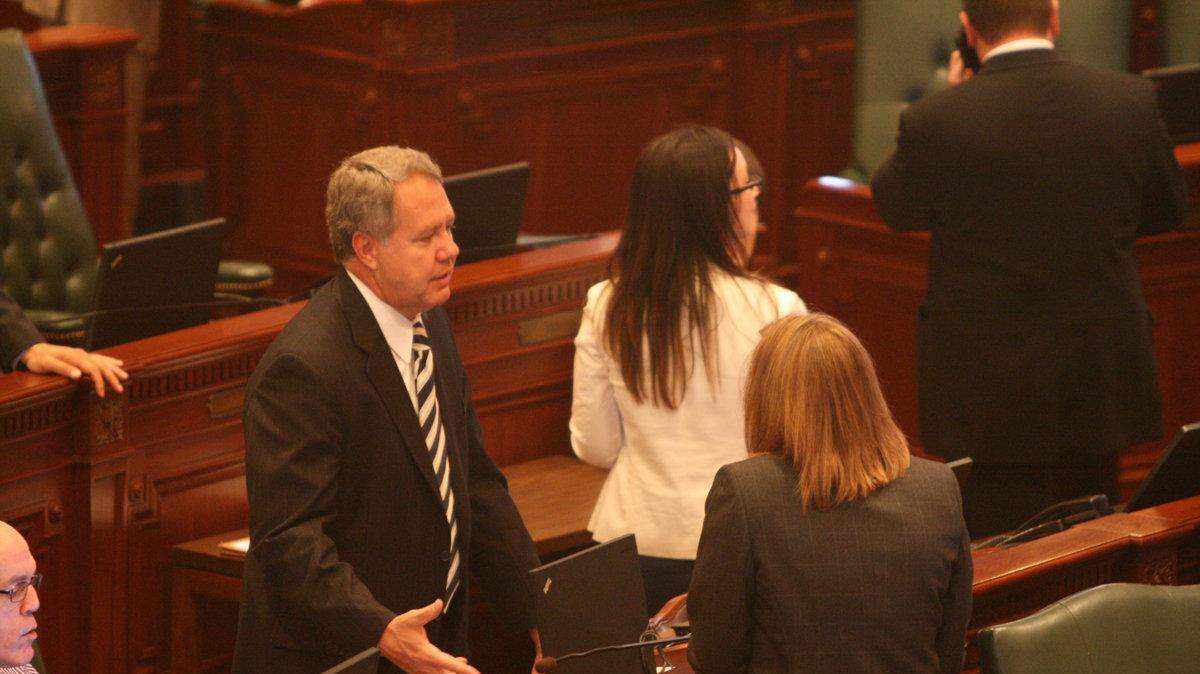 Jay Hoffman, D-Belleville, on the Illinois House floor in a BND file photo.
