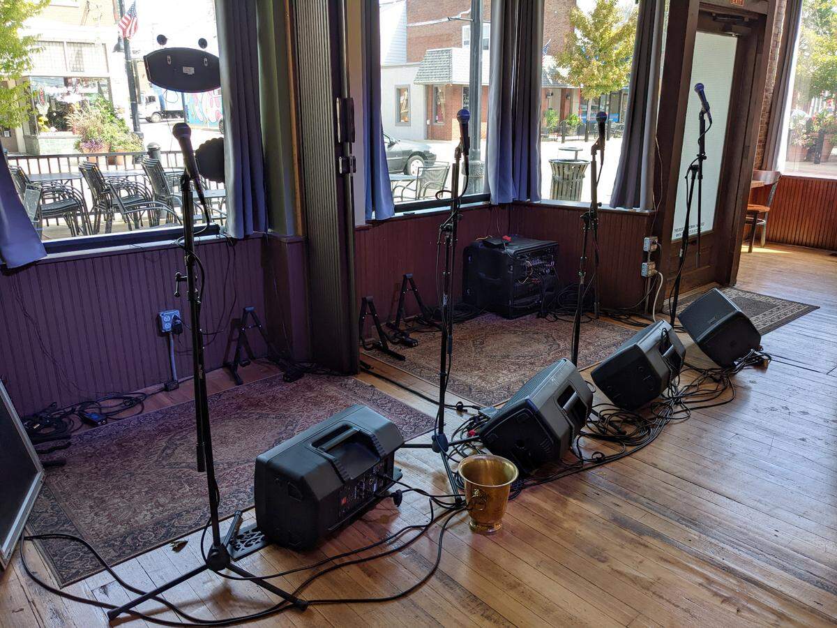 The stage at Venue on Main