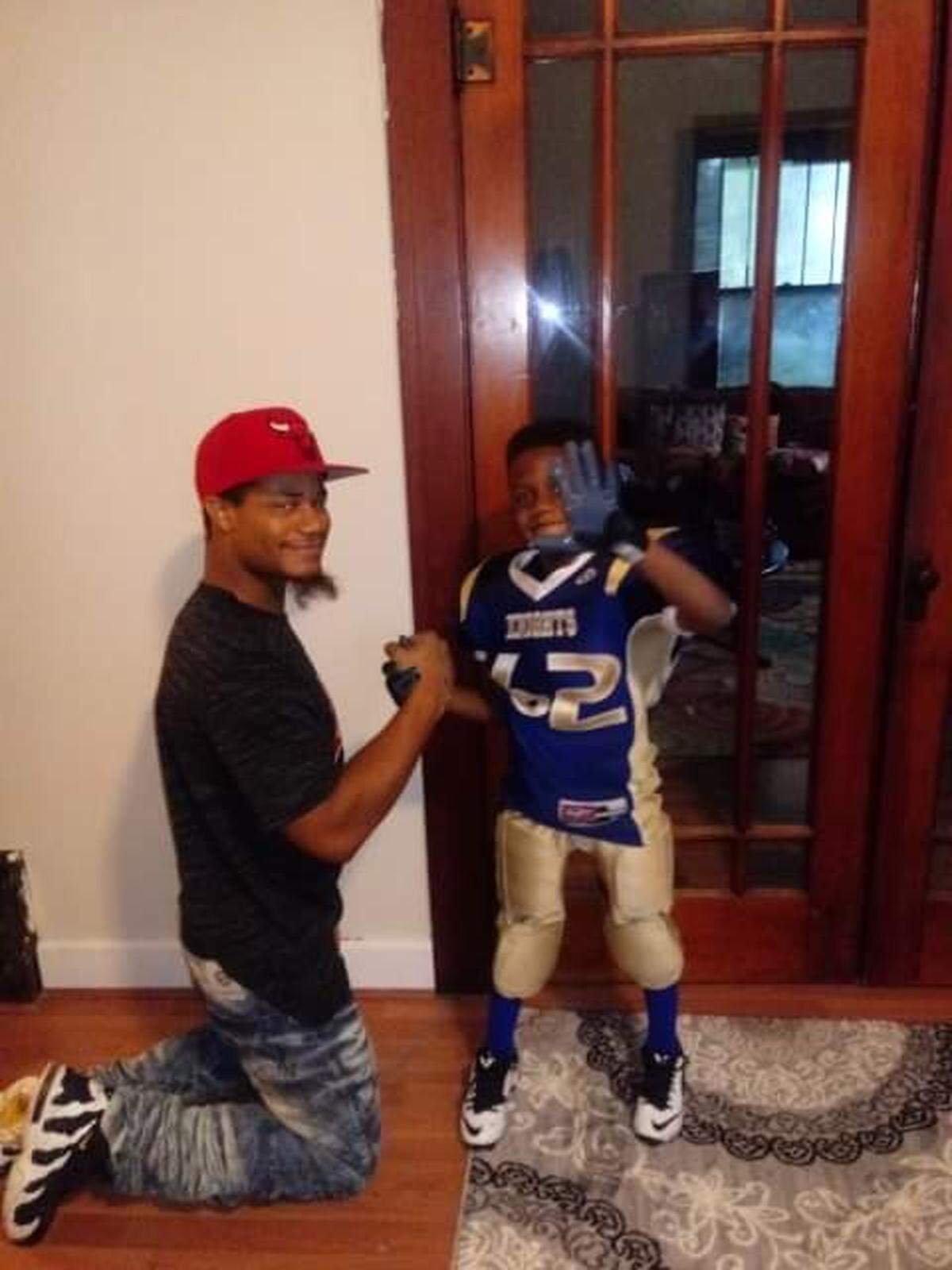 Justen Conner and his son, Justen