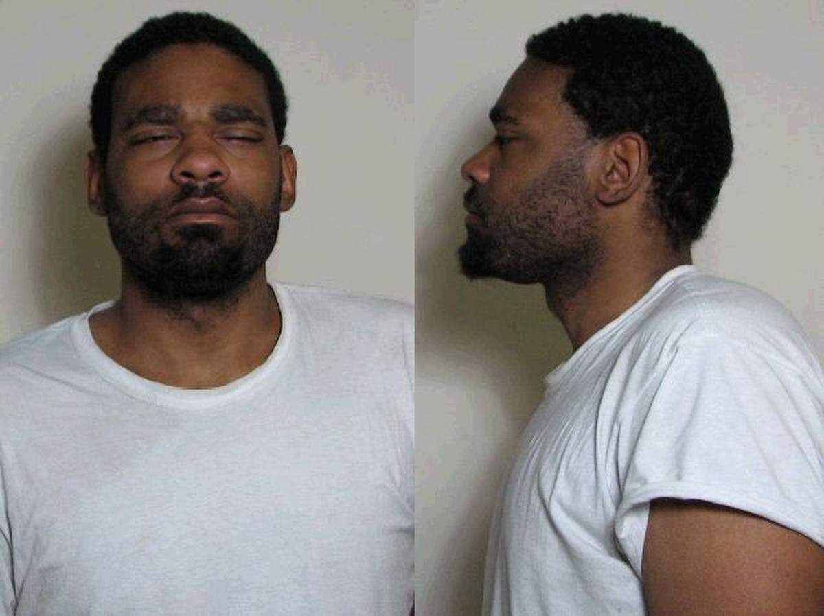 Zachary Capers is shown in a mugshot taken after he was arrested in the stabbing deaths of Edwardsville residents Lois and Michael Ladd in March of 2019.