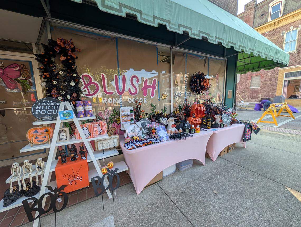 Fall and Halloween decorations at Blush Home Décor by JSB Designs in Belleville