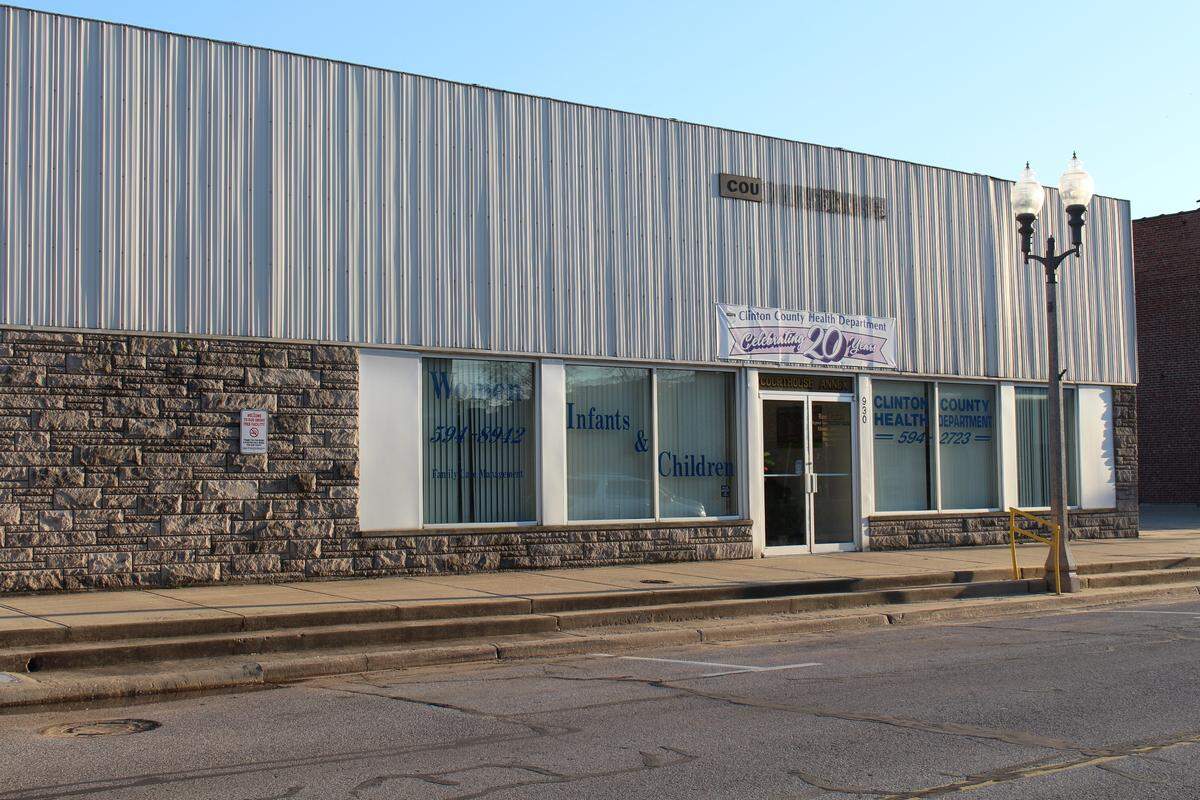The Clinton County Health Department shares an old Ford dealership building with the Regional Superintendent of Schools Office at 930 Fairfax St. in Carlyle.