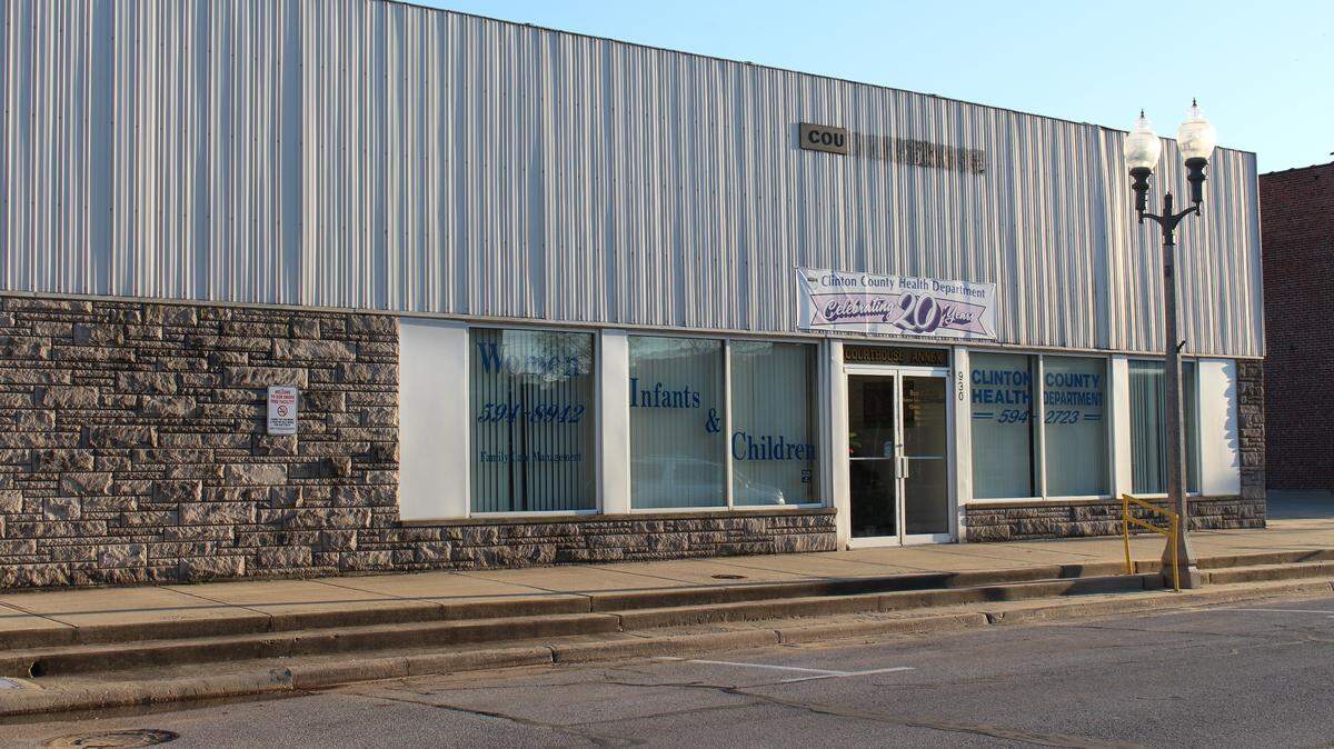 The Clinton County Health Department shares an old Ford dealership building with the Regional Superintendent of Schools Office at 930 Fairfax St. in downtown Carlyle.