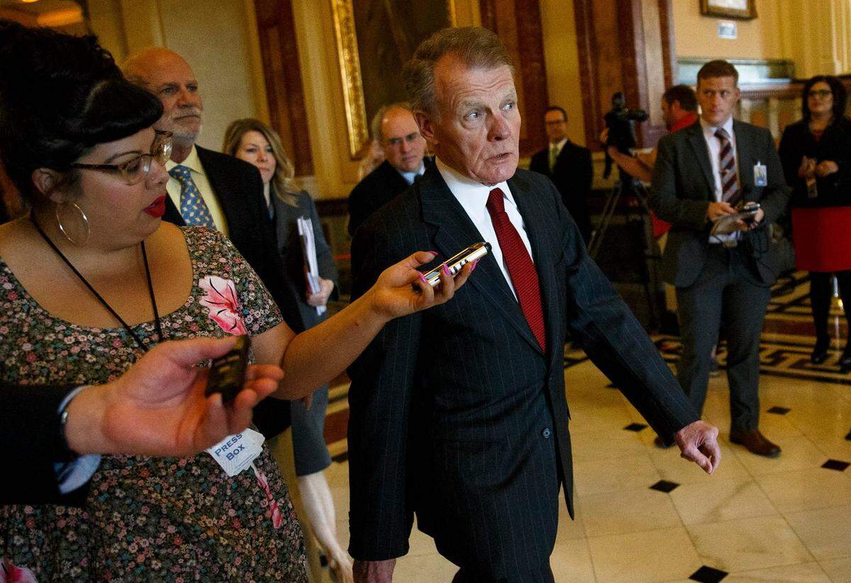 Illinois Speaker of the House Michael Madigan, D-Chicago, heads into the Governor's office for a leaders meeting at the Illinois State Capitol, Tuesday, May 17, 2016, in Springfield, Ill. [Justin L. Fowler/The State Journal-Register]Illinois Policy