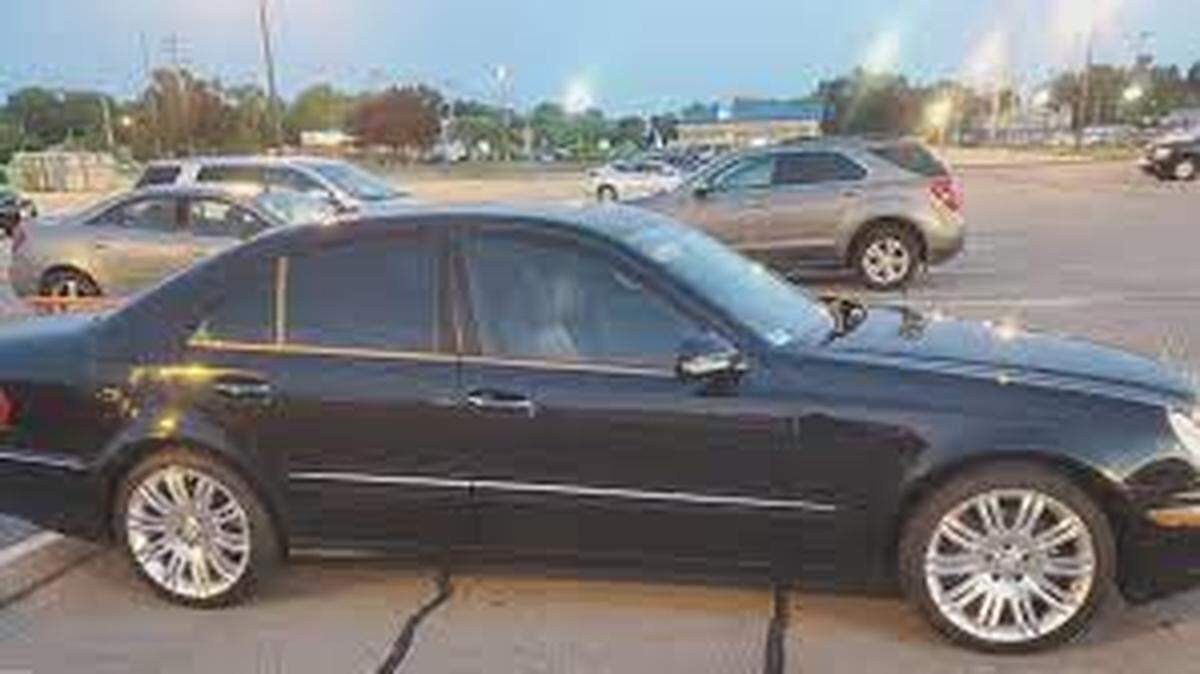 Police are keeping an eye out for this 2008 Mercedes E 350 they say was stolen at gunpoint from a 70-year-old Lyft driver.