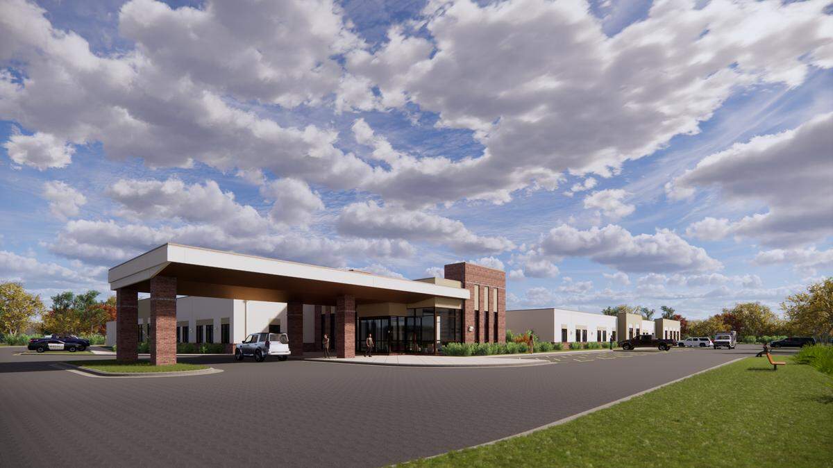 Digital rendering of the Rehabilitation Institute of Southern Illinois in Shiloh