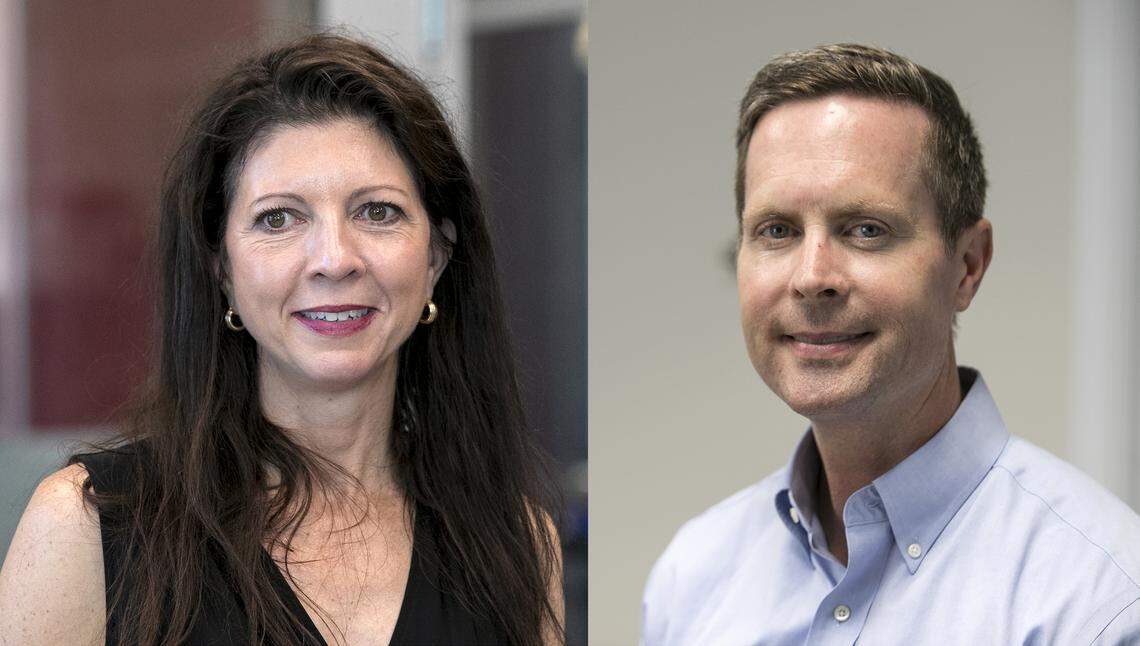 Illinois’ 13th Congressional District race Betsy Dirksen Londrigan Democrat and U.S. Rep. Rodney Davis, R-Taylorville. 