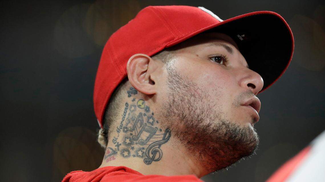 Yadi back in Cardinals uniform for Cubs series. What does that mean for his future?