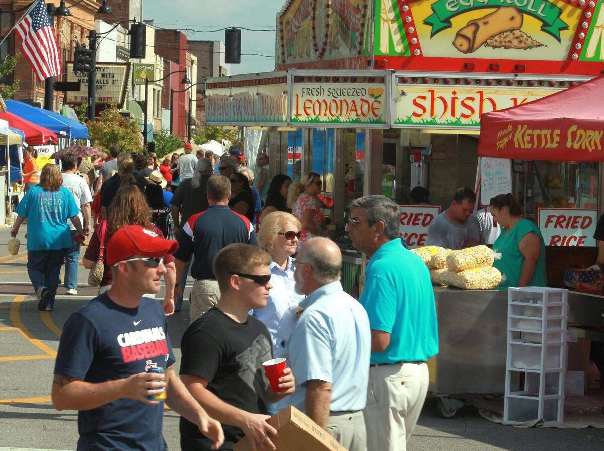 The 35th Annual Belleville Chili Cook-Off, held Friday and Saturday at the Square, will include live entertainment and more than 60 food vendors. www.bellevillechili.com