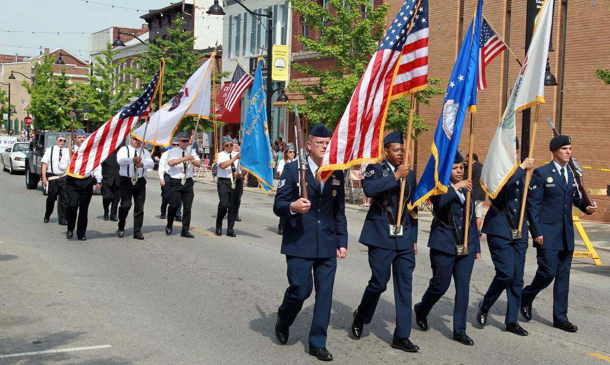The city of Belleville hasn’t made a final decision on whether to told its Memorial Day Parade, shown in this file photo, on May 31.