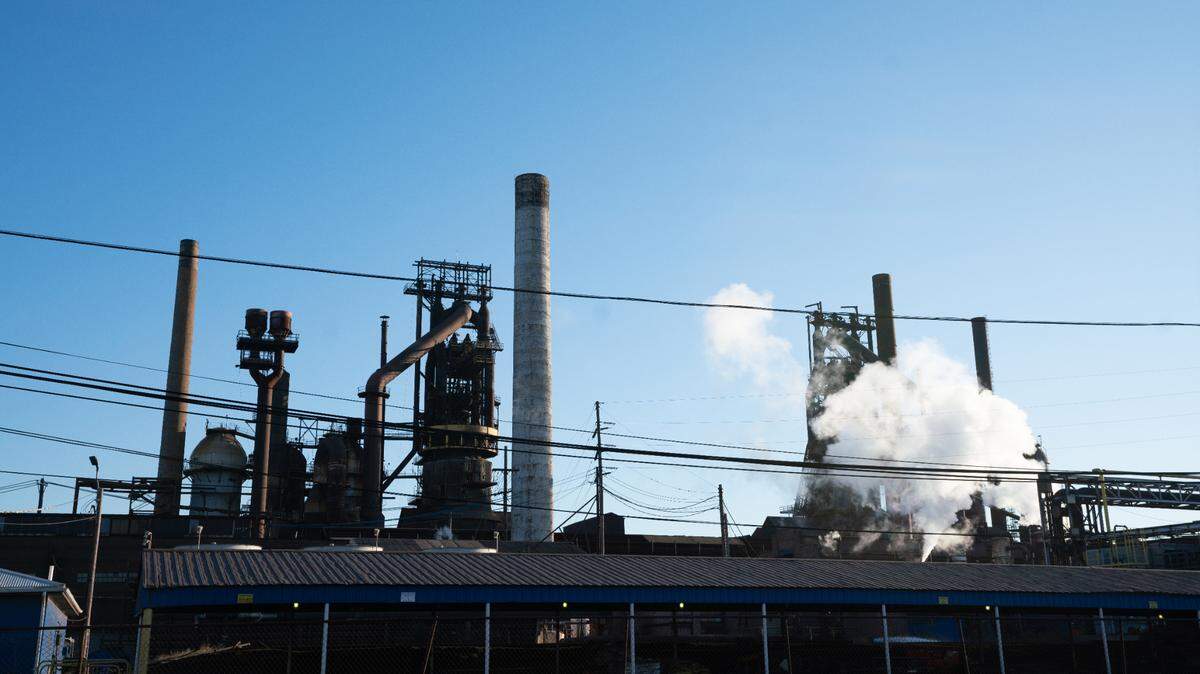 The U.S. Steel plant in Granite City is pictured in this Nov. 28, 2023, file photo.