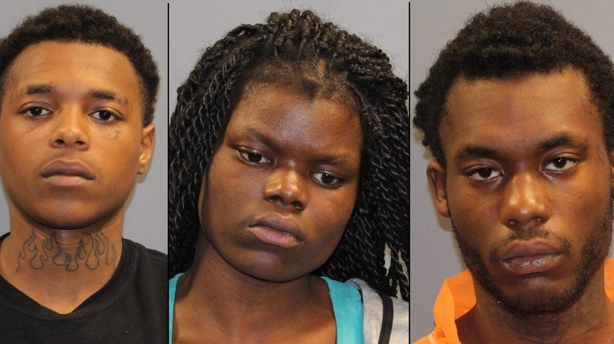 Isah Harvey, Dashia Tillman and Keves Tyler
