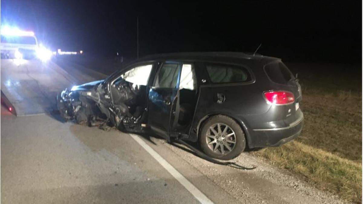 Two people were flown to the hospital following a head-on collision on Douglas Road near Millstadt.