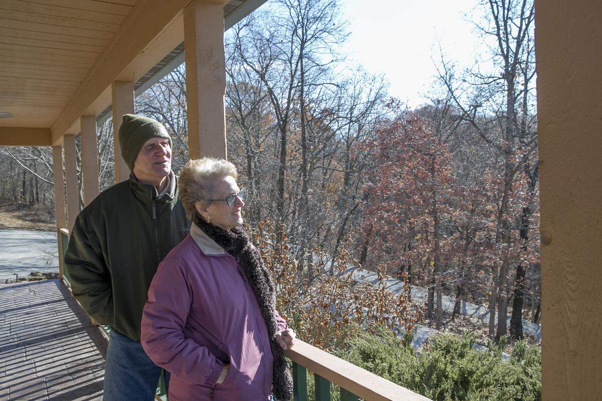 Joann and Mike Fricke see bobcats, hawks and other wildlife on their property near Valmeyer. They have designated 114 acres as nature preserves and land and water reserves.