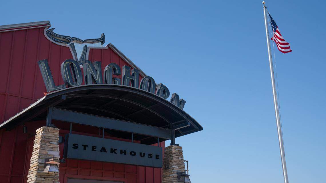 Outside of the LongHorn Steakhouse in Fairview Heights, Ill., on Oct. 4, 2024.