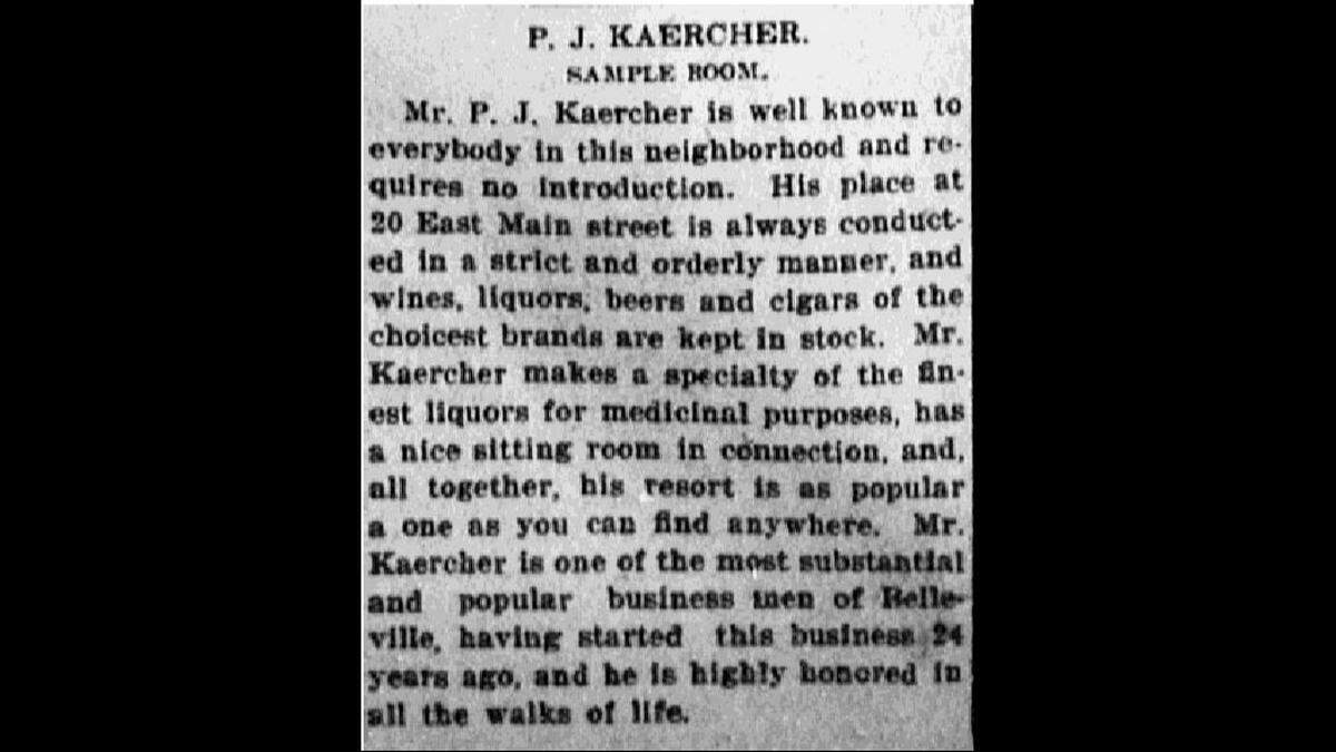 Clipping from the archive