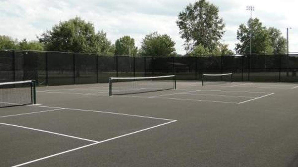Pictured are pickleball courts in Hesse Park. Improvements to O’Fallon Station Plaza, new pickleball courts and a new parking lot at the Family Sports Park, plus pond renovation in the northeast corner are among the projects targeted with the Build O’Fallon Trust Fund money for the next fiscal year.