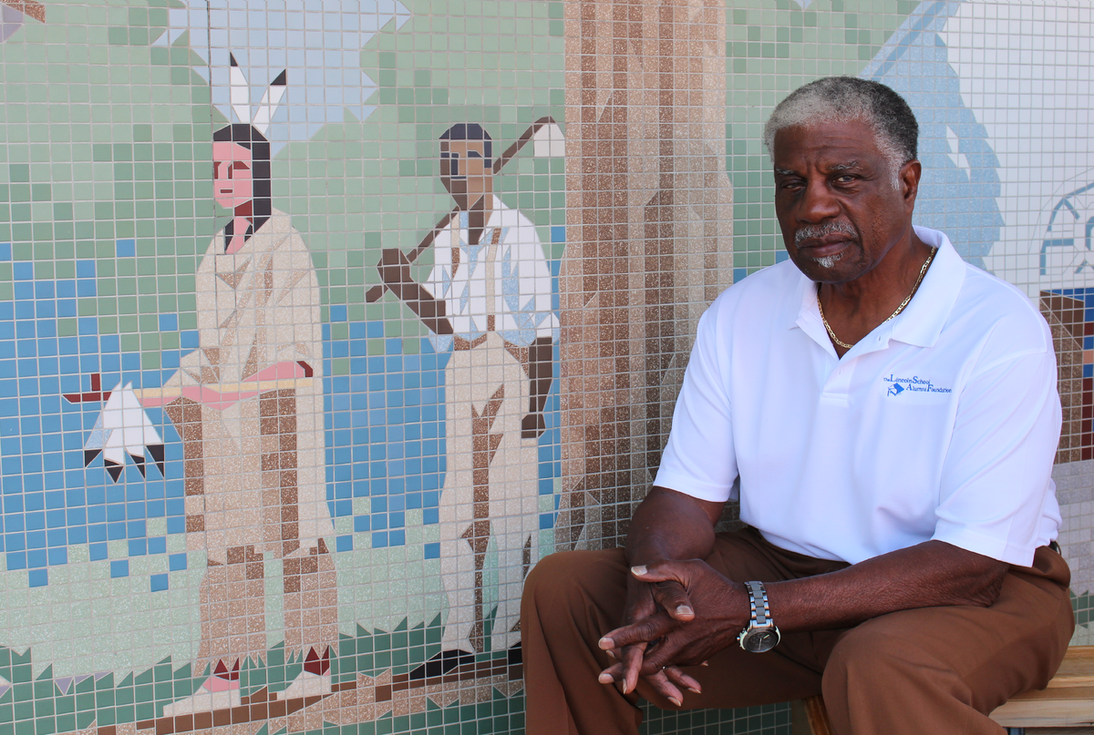 Educator Herman Shaw, 84, was a big proponent of changing the mural on the old Edwardsville City Hall in the 1980s. He thought the "black Sambo-like" figure perpetuated a negative stereotype.
