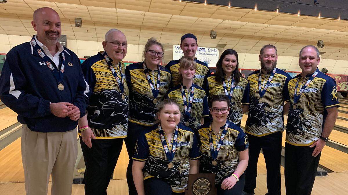 The O’Fallon girls bowling team finished fourth at the IHSA State Tournament each of the last two years. Saturday in Rockford, the placed first.