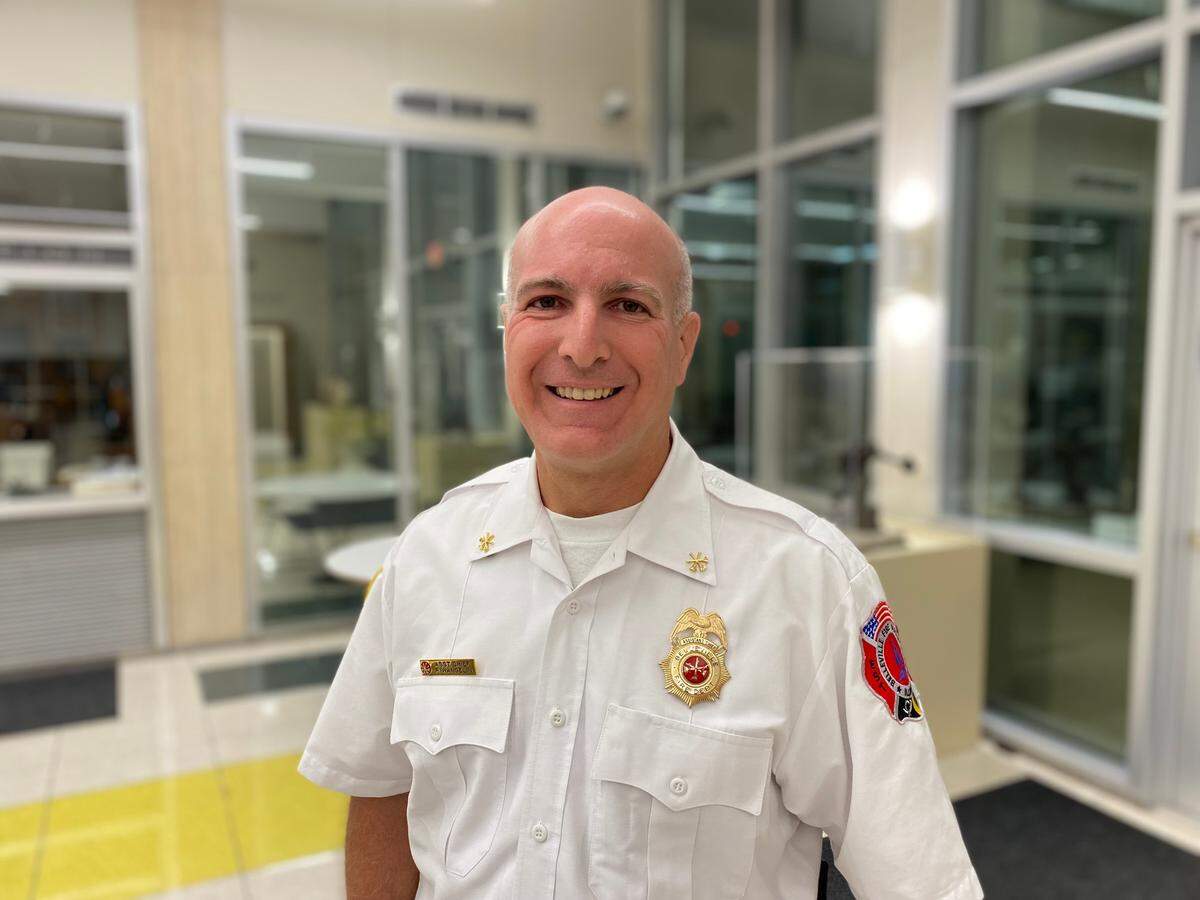Rick Wangelin was named the interim fire chief in Belleville on Monday.