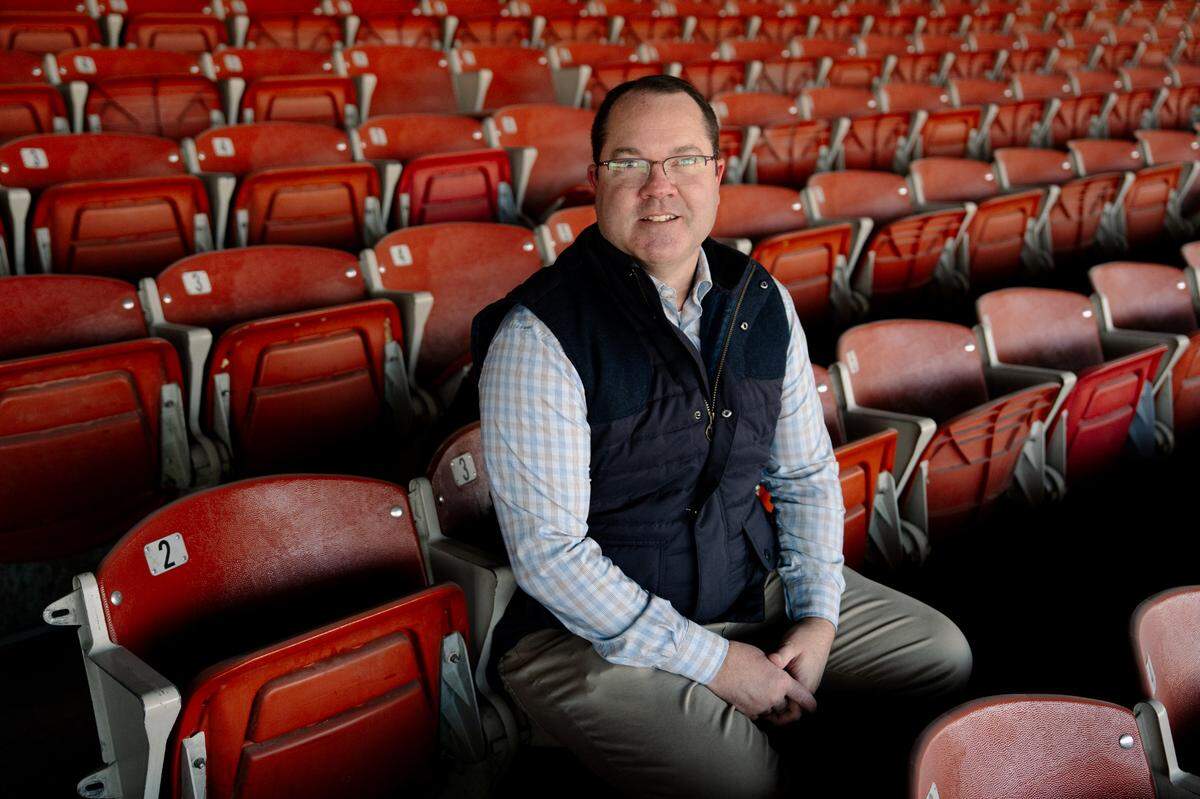 Vince Gabbert, the Sr. VP of US Gaming and General Manager at Accel Entertainment, on Thursday, Feb. 13, 2025, at Fairmount Park in Collinsville.