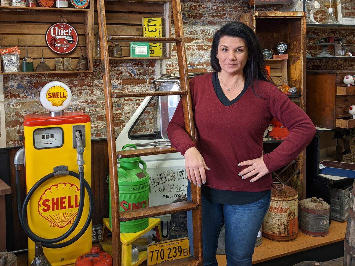 Christine Blanquart, owner of Blanquart’s Rusty Gem Vintage Market