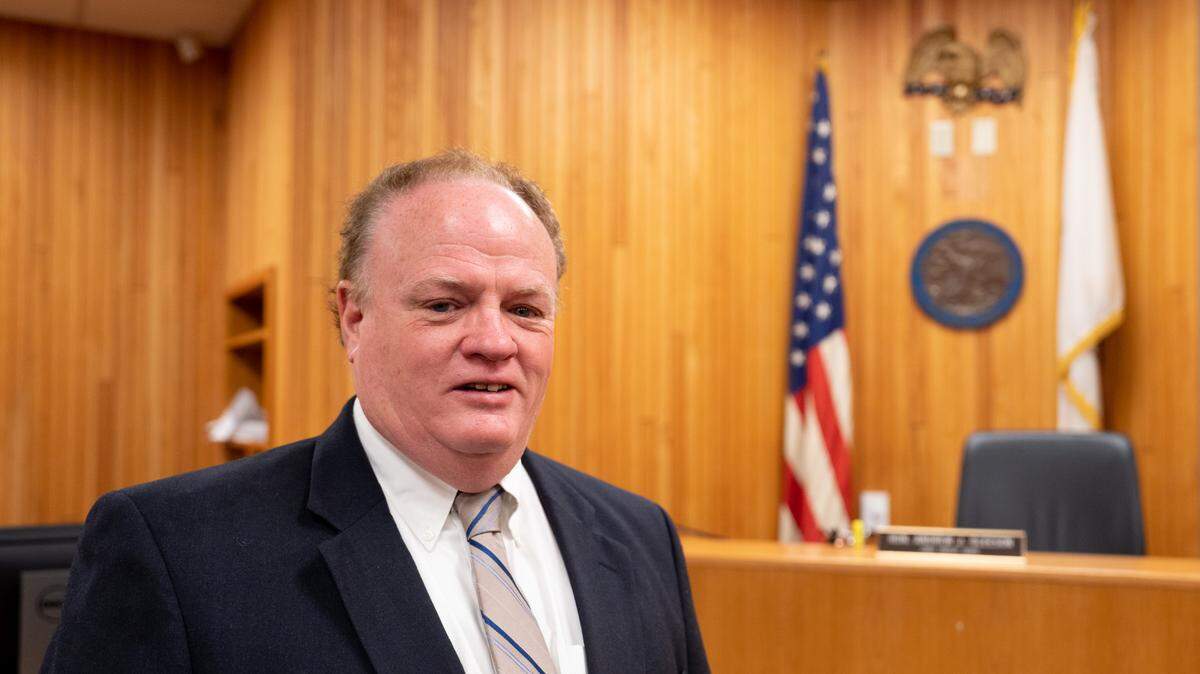 St. Clair County Chief Judge Andrew Gleeson on Wednesday, Sept. 11, 2024, at the St. Clair County Courthouse in Belleville.