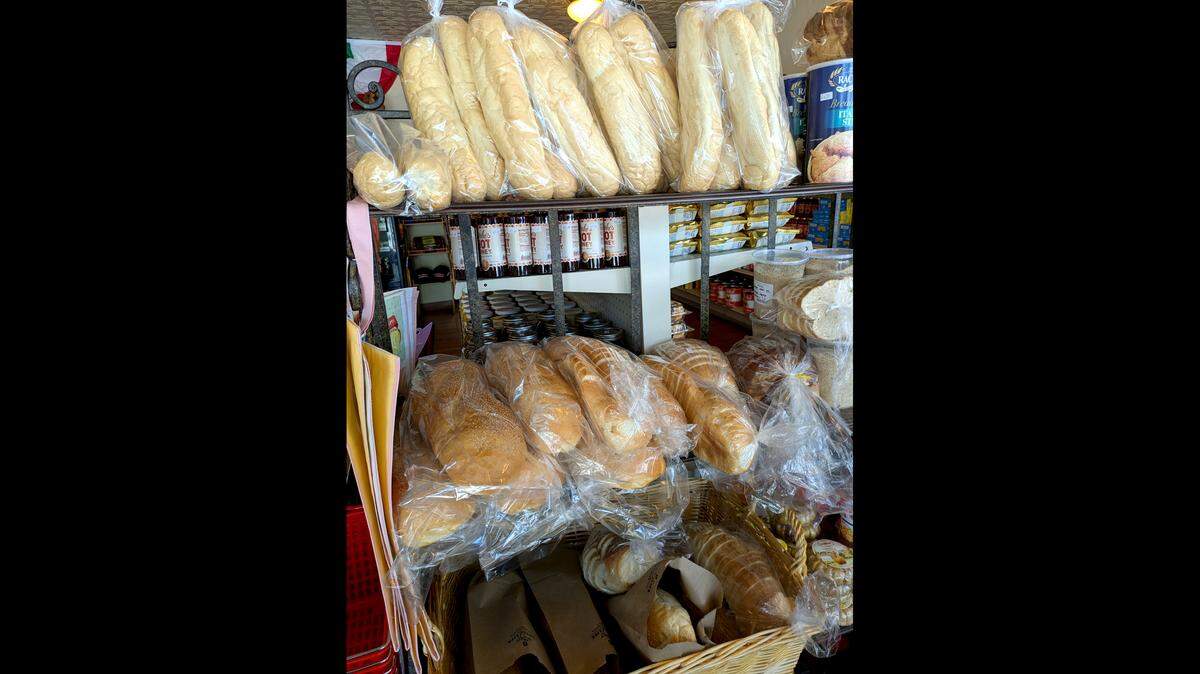 Fresh breads at Spirito's Italian Grocery in Collinsville