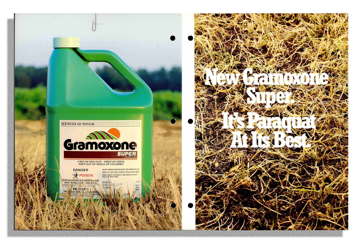 An advert for Gramoxone Super from 1986.