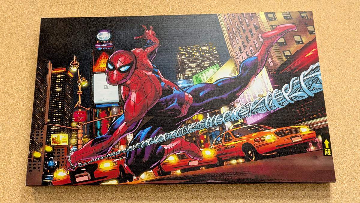 Spider-Man art at Let’s Paint