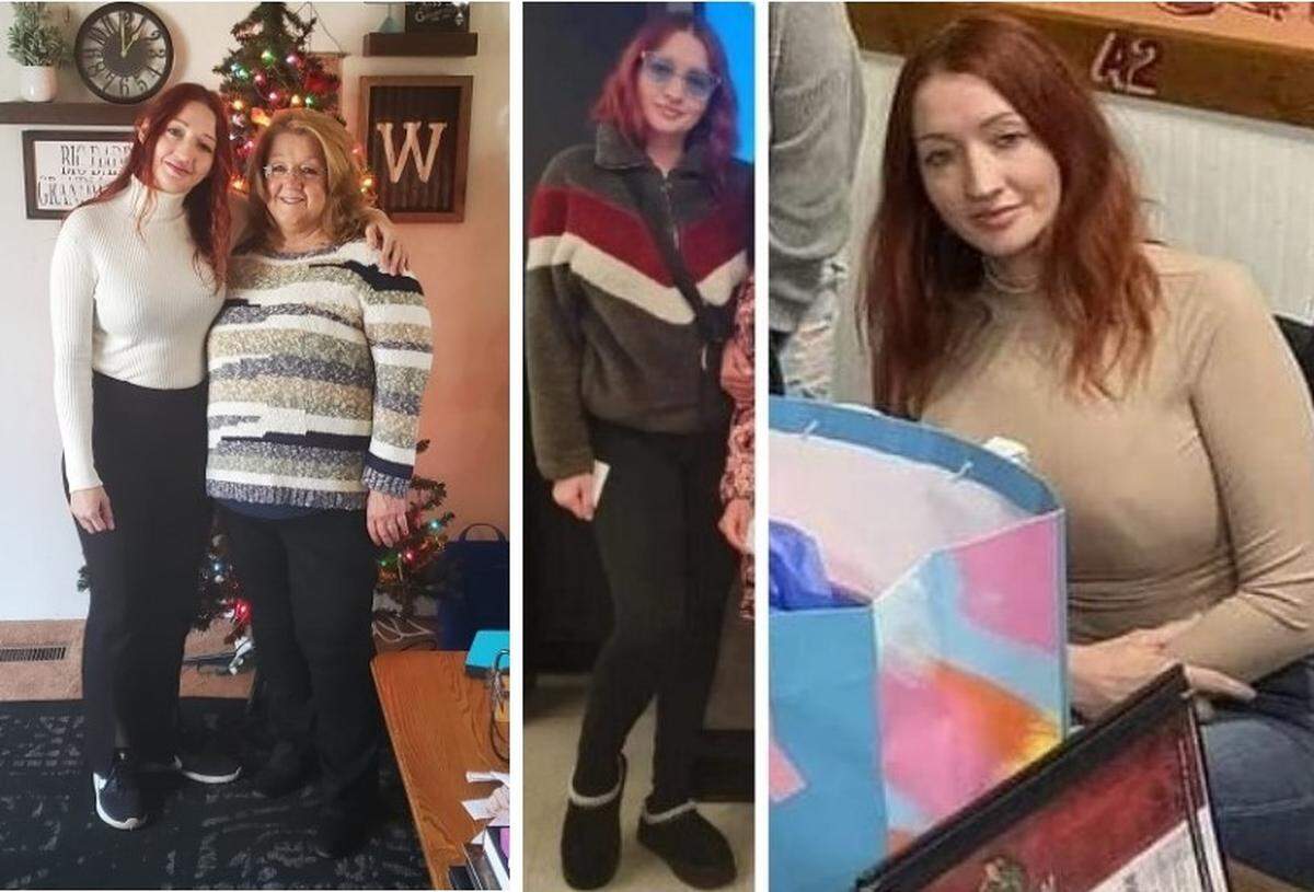 Brittany Moeser is shown with her mother, Debra Wilkerson, at left, and in other photos that were used on missing-person flyers and notices. Moeser disappeared on April 13, 2024.