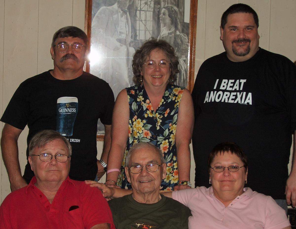 The Rev. Gerald Hechenberger, top right, poses in 2009 with his family, including brother Steve and sister Nancy on his row and, bottom row left to right, brother Rick and father Edward (both deceased) and sister Mary Ann Swope.