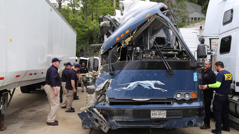 Report on fatal I-70 bus crash near Highland released. Lawsuits filed