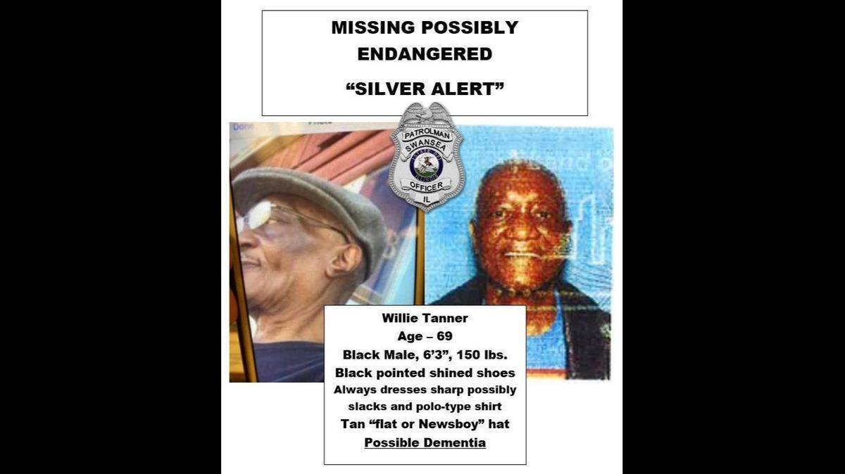 Swansea Police Department posted this alert on Sept. 7, 2020, asking the public’s help in finding Willie Tanner, who had gone missing from Cambridge House of Swansea, an assisted-living center.