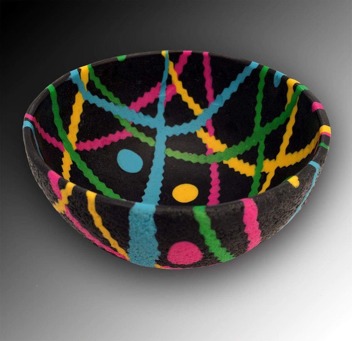 A mixed-media bowl by Peggy Bellm-Carnley. The annual Art in the Park event will take place from 10 a.m. to 5 p.m. Saturday, Oct. 8, and from 11 a.m. to 4 p.m. Sunday, Oct. 9, at Lindendale Park in Highland.
