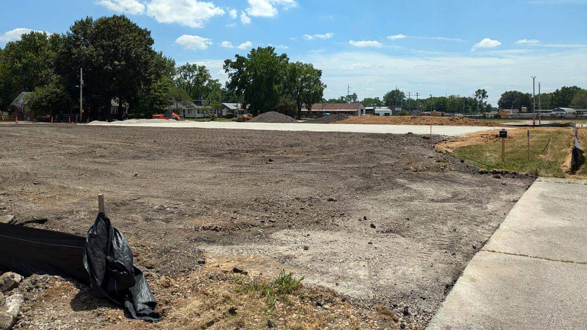 This June 20 BND photo shows 2100 W. Main St. in Belleville. The site is the location for a DG Market store that will open this year.
