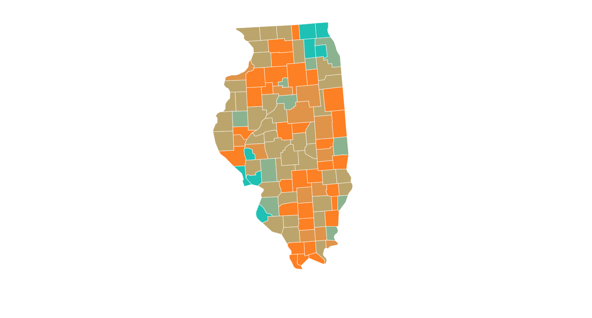 Illinois has garnered a B rating for its social distancing efforts during coronavirus, data show.