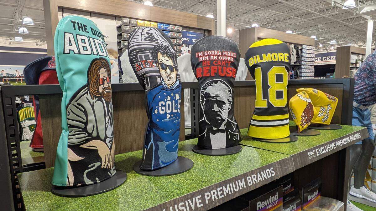 Golfers can protect their clubs with some fun headcovers.