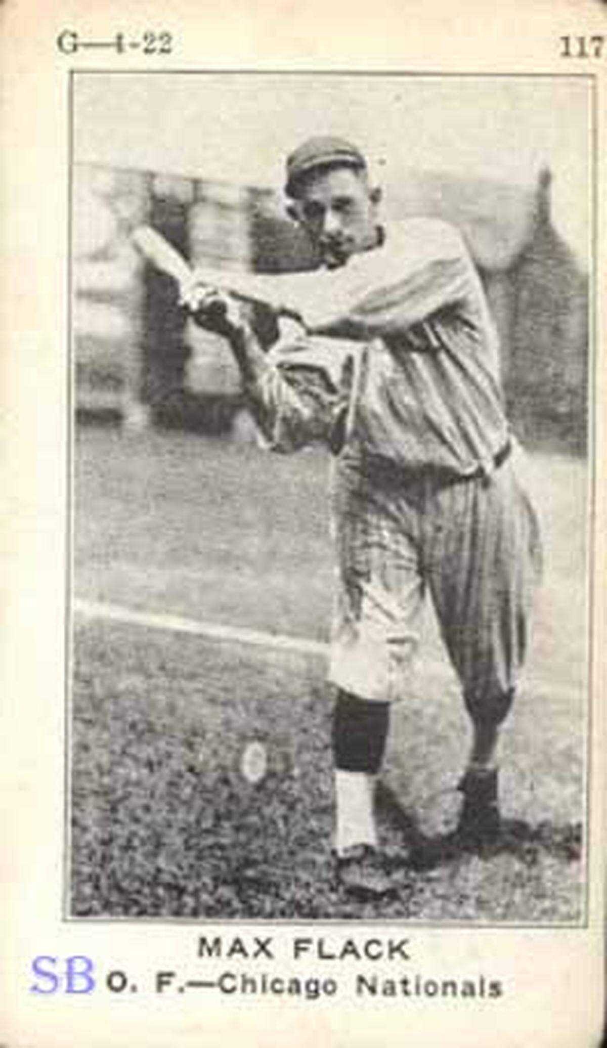Max Flack, circa 1922.