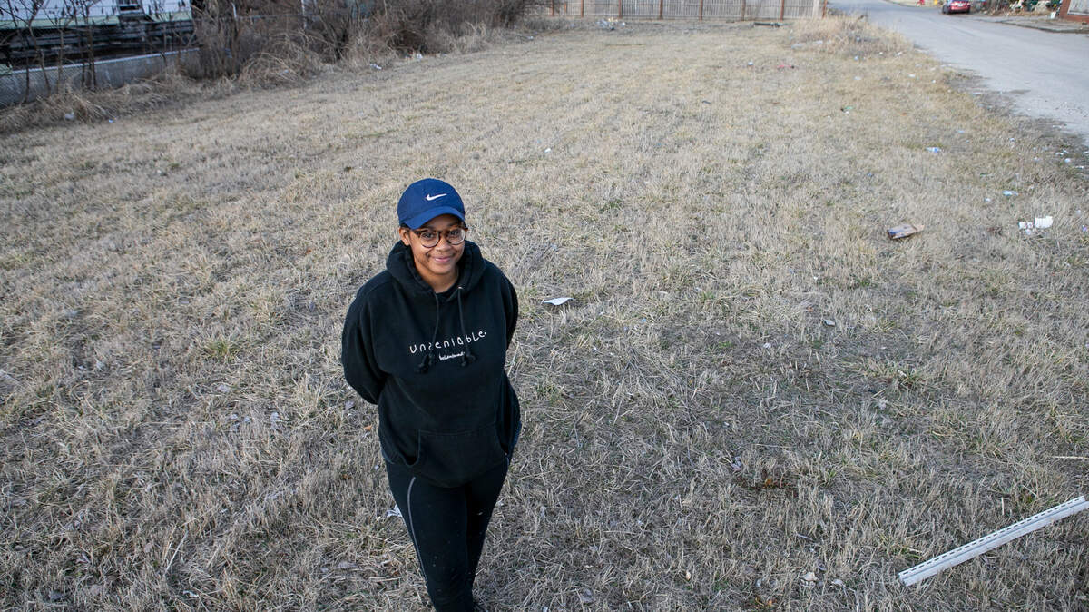 Eugenia Alexander is planning to build a creative green safe space for the community serving the city of East Saint Louis at the intersection of Trendley Ave. and 11th St.