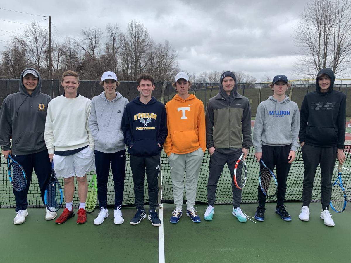 The O’Fallon High School boys tennis team started the 2022 season in strong fashion, placing third at the Triad Tournament on Saturday, March 19.